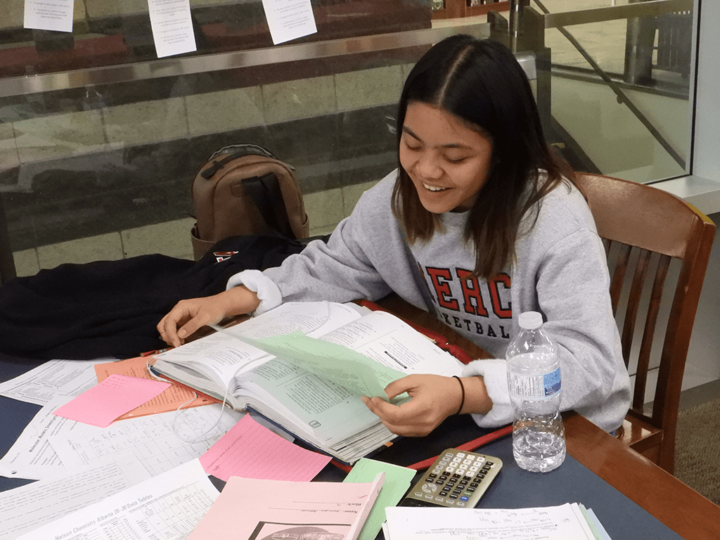 Teen Studying
